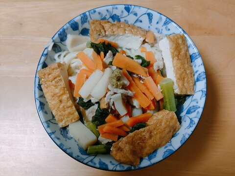 厚揚げ入りちゃんぽん麺